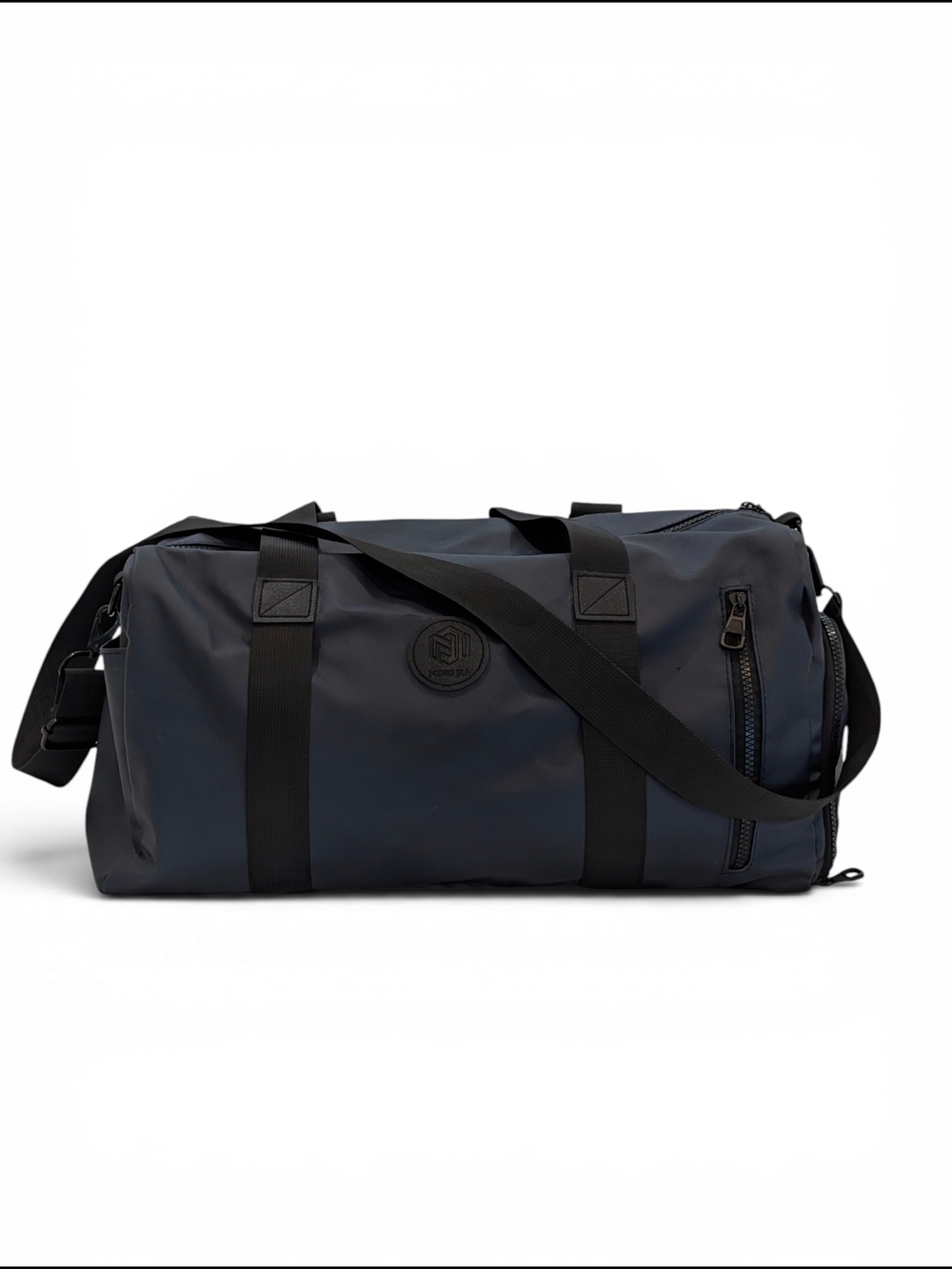 Ning Jia Men's Navy Duffel Bag with Adjustable Shoulder Strap